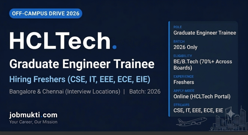 HCLTech Graduate Engineer